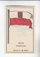 Massary Polen Kriegsflagge  Serie 9 #4  Von 1929 - Zigarettenmarken