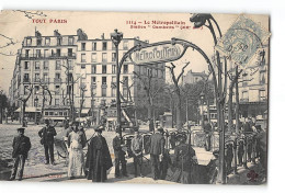 Delcampe - CPA 75020 Tout Paris 1114 Métropolitain Station Gambetta - Pariser Métro, Bahnhöfe
