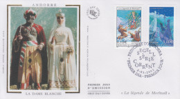 Enveloppe  FDC  1er  Jour  ANDORRE     Légendes   Andorranes   2002 - FDC