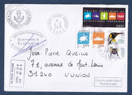 TAAF - Lettre - YT N° 681 - Signé Le Commandant F Landreau - LD Austral Seas - Alfred Faure - 2018 - Covers & Documents