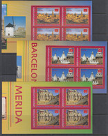 UNO WIEN Heftchenblatt 23-28, Postfrisch **, Welterbe: Spanien, 2000 - Markenheftchen