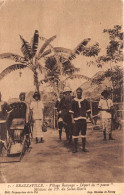 CONGO Francais Brazzaville Village Bascongo Depart En Pousse Mission Des PP Du SAINT ESPRIT 37(scan Recto-verso) MA197 - Französisch-Kongo