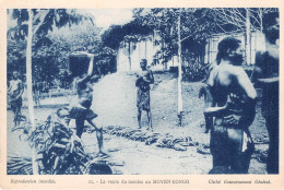 REPUBLIQUE DU CONGO La Vente Du Manioc Au Moyen Congo 14(scan Recto-verso) MA207 - Französisch-Kongo
