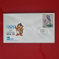 Enveloppe Premier Jour D'emission Avec Cachet Spécial - ARGENTINA - XXIV OLIMPIADAS SEUL '88 - Briefe U. Dokumente