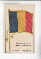 Massary Internationale Flaggen Vorserie Rumänien Handelsflagge    Serie 10 #9 Von 1929 - Zigarettenmarken