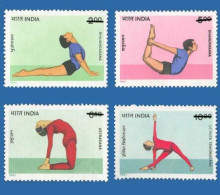 INDIA YOGA EXERCISES COMPLETE SET MNH - Ungebraucht