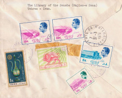 IRAN , FRANCE - LETTRE DE TEHERAN  POUR PARIS - 1976 - Iran