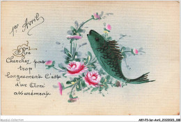 AKYP3-0274-1er-AVRIL - 1er AVRIL - POISSONS ET FLEURS - Erster April