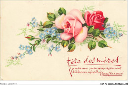 AKXP9-0891-VOEUX - Fete Des Meres - Fleurs - Muttertag