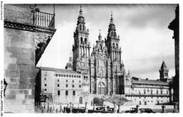 AEUP3-0261-ESPAGNE - SANTIAGO DE COMPOSTELA - Cathédrale - Facade De L'obradoiro - Santiago De Compostela