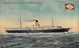 Perú - Compania Peruana De Vapores Y Dique Del Callao - Ed. C. W. Hunt & Co. - Pérou