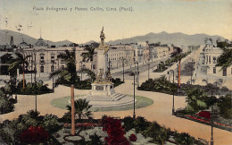 Perú - LIMA - Plaza Bolognesi Y Paseo Colon - Ed. Luis Sablich - Pérou