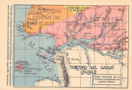 Equatorial Guinea - Missionary Map Of Spanish Continental Guinea (Muni) - Ed. Revista El Misionero - Equatorial Guinea