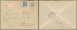 Houyoux - N°248 Et 257 Sur Lettre En Recommandé De Bellem > Strasbourg. TB - 1922-1927 Houyoux