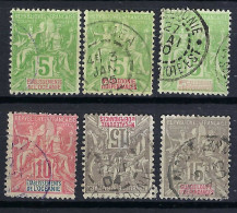 NOUVELLE CALEDONIE Ca.1900-04: Lot D' Obl. - Gebraucht