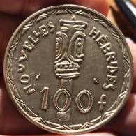 Nouvelle Hebrides - Pièce SPL De 100 Francs En Argent - Peu Courant - - Vanuatu