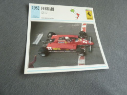 Voitures De Course - Ferrari 126 C2 - Moteur V6 à 120°, Deux Turbos KKK Souflant à 2,7 Bars - Italie - Fiche Technique - - Deportes