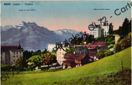CPA - Suisse > VD Vaud > Leysin - Feydey - Hôtel Du Mont-Blanc - Fey