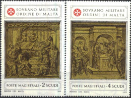 Mint Stamps Siena Cathedral 1979 From Sovereign Military Order Of Malta - Sovrano Militare Ordine Di Malta