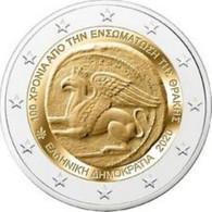 Griekenland  2020   2 Euro Commemo  Union De Thrace   UNC Uit De Rol  UNC Du Rouleaux !! - Grecia