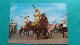 CPM CHEVAL CHEVAUX LE MAROC PITTORESQUE FANTASIA ED DIFIKOT 1990 - Pferde