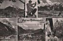 Y85296 - Mittenwald - U.a. Geigenbauer-Denkmal - Ca. 1960 - Mittenwald