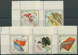 Kuba 1968 Lebensmittelindustrie Tiere 1408/12 Ecke Postfrisch - Ungebraucht