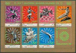 Jemen (Nordjemen) 1971 Olympia München 1463/69 K Gestempelt (C65774) - Yemen