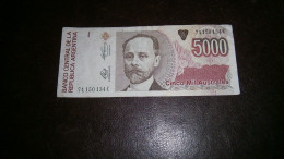 ARGENTINA 5000 AUSTRALES - Argentina