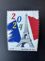 Niger 2023 Mi. ? Personalized Tour Eiffel Tower Jeux Olympiques Paris 2024 Olympic Games Stamp - Monuments