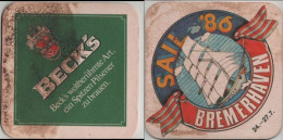 Y5005609 Bierdeckel Quadratisch - Becks - Sous-bocks