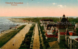 Swinemuende Swinoujscie Promenade Strand - Poland