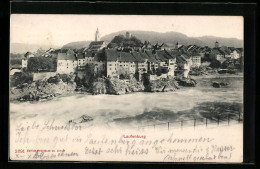 AK Laufenburg, Panorama Des Ortes Mit Fluss - Laufenburg 