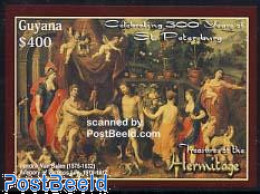 Guyana 2003 Hermitage, Van Balen S/s, Mint NH, Nature - Dogs - Art - Paintings - Guyana (1966-...)