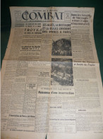 TROYES AUX MAINS DES AMERICAINS  ..... , JOURNAL " COMBAT " N° 67 DU 29 AOUT 1944 - Französisch