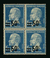 FRANCE - YT 222 ** X4 - BLOC DE 4 TIMBRES NEUFS ** - Neufs