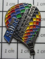 313k Pin's Pins / Beau Et Rare / MONTGOLFIERES / SOLLAC USINOR SACILOR CENTRALE PARIS - Airships