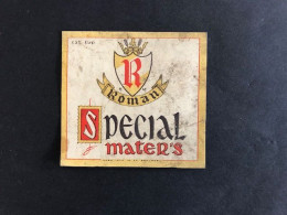 Etiket étiquette Brouwerij ROMAN Mater SPECIAL MATER'S - Bier