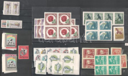 Delcampe - ** 1959 74 Db Sor Nagyrészt összefüggésekben + 13 Db Szelvényes Bélyeg + 16 Db önálló Bélyeg, 13 Stecklapon (min. 50.350 - Altri & Non Classificati