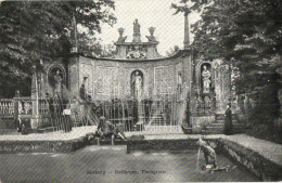 Delcampe - ** T2/T3 Salzburg, Hellbrunn, Tischgrotte / Fountain (EK) - Non Classificati