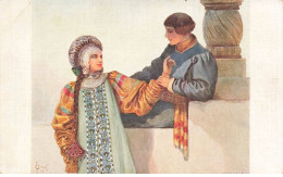 MIKIDP11-023- HOMME ET FEMME IDYLLE PAR ILLUSTRATEUR SOLOMKO - Solomko, S.