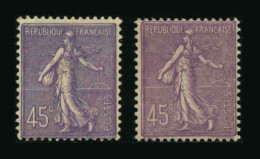 FRANCE -  YT 197 Et 197a ** - 2 TIMBRES NEUFS ** - TEINTES DIFFERENTES - Neufs