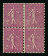 FRANCE -  YT 202 ** X4 - BLOC DE 4 TIMBRES NEUFS ** - Neufs