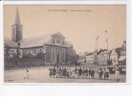 VIEUX CONDE: Grande Place Et L'église - Très Bon état - Vieux Conde