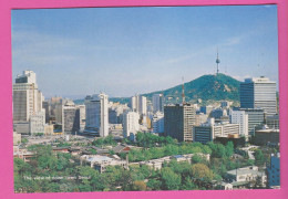 CORÉE DU SUD - SEOUL PLAZA HÔTEL - THE VIEW OF DOWN TOWN SEOUL - LA VUE DU CENTRE VILLE DE SEOUL - Korea, South