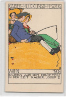 ILLUSTRATEUR BERTOLD LOFFLER #FG62565 SERIE WIENER WERKSTAETTEN N°172 KAISER HULDINGS FESTUG WIEN 1908 - Wiener Werkstätten
