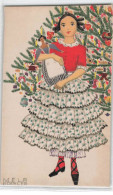 ILLUSTRATEUR MELA KOEHLER #FG57868 SERIE WIENER WERKSTAETTEN N° 735 POUPEE SAPIN FILLETTE - Wiener Werkstätten