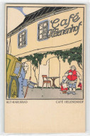 ILLUSTRATEUR LEOPOLD DREXLER #FG58450 SERIE WIENER WERKSTAETTEN N° 214 ALT KARLSBAD CAFE HELENENHOF - Wiener Werkstätten
