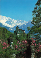 LIECHTENSTEIN - Vaduz - Schloss - Fürstentum Liechtenstein - Façade - Paysage Alpin - Fleurs - Carte Postale - Liechtenstein