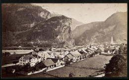 Fotografie Unbekannter Fotograf, Ansicht Thusis, Blick über Den Ort - Places